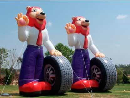 mascote inflavel