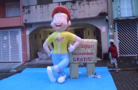 mascote inflavel